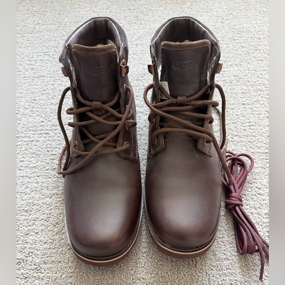 UGG Men's Dark Brown Waterproof Boots - Picture 2 of 7